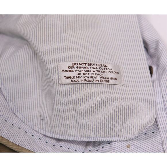 Peter Millar Men's Khaki Tan Flat Front Cotton Chino Pants 32x28 - Picture 7 of 7